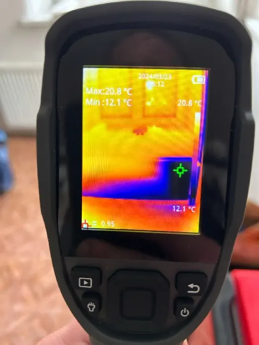 Termovizní diagnostika před čištěním